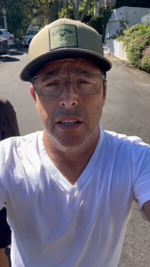 Andy Lassner Instagram - Never close both eyes around your heirs. 
#SlowWalkingWithAndy