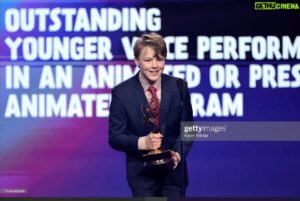 Andy Walken Instagram - Sometimes the unexpected happens! This is something I have dreamed of, and I am beyond happy (gobsmacked even) to get to bring this beautiful Emmy home with me! My thanks and gratitude to Netflix @netflix, Megan Dong @sketchshark and the whole Centaurworld team,  The Emmys / Television Academy @televisionacad

Also Thanks to my parents for everything, My aunt and uncle,
My sister @kate.walken for flying all the way across the country to be my plus one 
My wonderful manager Jilllian Neal @JillianNeal and Untitled Entertainment 
My agent Philip Marcus at @cleartalentgroup and everyone that made this possible! 

Suit @boss #hugoboss

Shirt #theory @theory_

Shoes #ysl @ysl 

Style by @theclaudiawells 

Hair by #lisameyers 

(Tie borrowed from my Uncle Alvin)
#emmys #emmyawards #childrensandfamilyemmys
#grateful #dream #thankful #suprise 
#netflix #centaurworld #durpleton #youngdurpleton