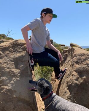 Andy Walken Instagram - Dog and Desert. Weekend Vibe. Happy Saturday everyone!

#wecanbeheroes #desertvibes #edmundthepoodle