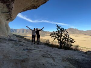 Anel Alexander Instagram - We had the best time exploring the @moolmanshoek Game reserve and Equestrian farm in the Eastern Freestate. There are just the most gorgeous mountains to climb, grasslands to cross amongst the game, paddocks filled with horses and forests to hug trees in. Best part was the 5 star dinner in front of the fireplace specially prepared for us by their chef. Thank you for spoiling us, Moolmanshoek! We’ll be back! #roadtrip #proudlysa #localislekker