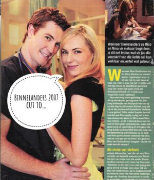 Anel Alexander Instagram - In 2007 het ek en James ons heel eerste verskyning gemaak as ‘n paartjie op TV op die toe (baie nuwe) weeklikse dramareeks: Binnelanders. Nou, 16 jaar (en ‘n paar duisend episodes en plooie later) kom saai Nina weer bietjie amok by Binneland. @binnelanderstv weeksdae op @kyknettv 144. What a blast from the past! #localislekker