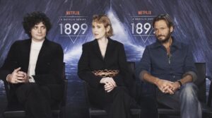 Aneurin Barnard Instagram - These guys 🖤 @netflix1899 @netflix