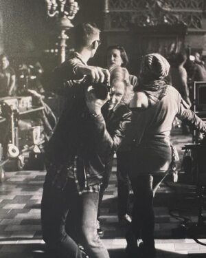 Aneurin Barnard Instagram - Photo i took of @charliegraystudio on my old pentax slr 35mm during the filing of #thewhitequeen #richardiii #richardthethird