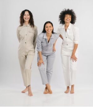 Angela Alvarado Instagram - Best shoot with my @naturalmodelsla sisters, Ashley Gaitan and Demi Gibson. Thanks @rivetutility for a great time! ❤️Obsessed with the jumpsuits! #power #fun #womensupportingwomen #doitall @naturalmodelsla