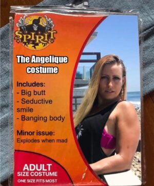 Angelique Kenney Instagram - Better late than never …
I utilized the #OMG service on #meta and #realitysurpassesfiction … 🤷🏼‍♀️ 
… 😳 I love it 🥰 
I laughed so hard!! 🥳🤯🙈🙈🙈😅

I couldn’t have made that up myself! 🤣 🤷🏼‍♀️
How do they know?

#halloween #halloweencostume #spirit #costume #cosplay #fit #fitness #surf #surfer #athletic #truthbetold #reality #laveritesijemens #tan #swimsuit #swimsuitmodel #onesizefitsall
