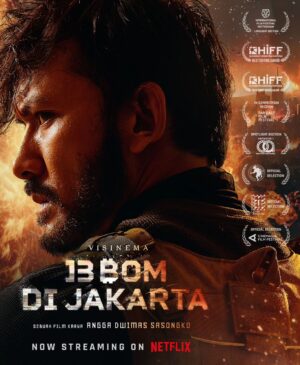 Angga Dwimas Sasongko Instagram - After traveling across the globe, my latest action movie "13 Bombs in Jakarta" is now available on @netflixid worldwide!

Hope you will enjoy every minute of our work.