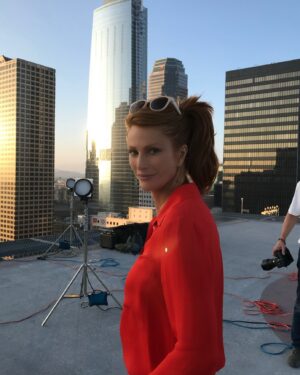 Angie Everhart Instagram - #topoftheworld to you ALL! #tbtuesday