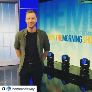Angus McLaren Instagram - Had a fun chat on the couch  this morning with the awesome @larryemdur @kyliegillies 
Thanks for having me!👍🏼😊 “We are very excited to see Lance (aka @mrangusmclaren) coming up on 
@homeandaway soon!!”