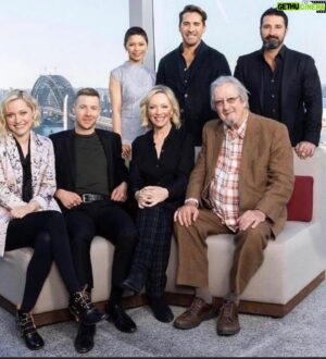 Angus McLaren Instagram - Hey Friends.
I had an absolute blast seeing this awesome crew again. Very excited to announce that Rafters is returning this year on September 17th, streaming on Amazon Prime. Big thanks to everyone who helped make yesterday’s announcement go off with bang, it was a terrific day all round. Very grateful to have the chance to work with these mighty fine folks that make it all happen.

@hugh_sheridan @rebeccagibney_ @erik.thomson @ghouvardas @michael.caton.96 @georgettehaig @haiha_le 

Thanks to the legends at...
@PrimeVideoAUNZ #PrimeVideoPresents
@backtotherafterstv