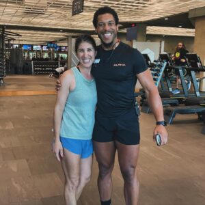 Anita Corsini Instagram - You guys, you know what they say about payback … this one was in my class many moons ago, was our star football player and didn’t turn in his homework … needless to say he couldn’t play in the first half of the game because of my class 🤦🏻‍♀️Tonight I took HIS class at the gym, totally kicked my butt in every way!! I could not be prouder of the man he’s become. One of life’s greatest joys is seeing my former students success. 

If you need a great trainer @the_german_chocolate is at @lifetime.life in Woodstock!!!