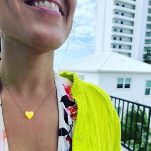 Anita Corsini Instagram - Many of you know how near and dear childhood cancer is to us. September is childhood cancer awareness month and my friends at @inspiredesigns have their Heart for Cure necklace debuting on their site tonight at 7pm ET!! 100% of the proceeds go towards funding research for childhood cancer and because of one necklace they have donated over $63K to @curechildcancer This necklace sells out FAST so be sure to get yours tonight … it’s SOOOO cute! 

#curechildhoodcancer #childhoodcancerawareness #inspireddesigns #rocstarkids #rocstarkidsga