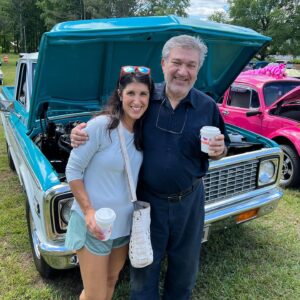 Anita Corsini Instagram - Took my pops out for a coffee   car show Saturday morning. He’s a TOTAL car man and some how knew the make, model, and YEAR of every (seriously every) vehicle in the lot. He’s amazing, smart, fun, loving and so easy to have a good time with! Great kickoff to the weekend! ❤️