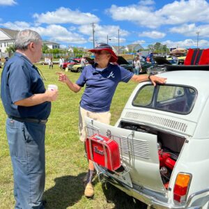 Anita Corsini Instagram - Took my pops out for a coffee   car show Saturday morning. He’s a TOTAL car man and some how knew the make, model, and YEAR of every (seriously every) vehicle in the lot. He’s amazing, smart, fun, loving and so easy to have a good time with! Great kickoff to the weekend! ❤️