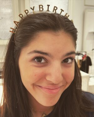Anita Corsini Instagram - She’s 15!!!!!! The loveliest teenager I know who made me mom and I couldn’t be prouder to call her my own!! She’s on giant ray of sunshine everywhere she goes. ☀️ 

Spent the day together laughing, trying on dresses, drinking coffee and eating chicken salad! It was glorious! If anyone can stop time please let me know, they are growing way too fast. I’ve just decided to enjoy every minute rather than fight it!! 

#momlife #fifteenandfabulous #happybirthday