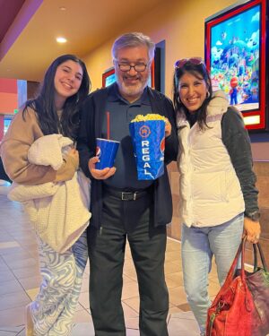 Anita Corsini Instagram - Took these two out to see, “A Man Called Otto” last night! What a delightful movie and time together. Tom Hanks nailed it! 

Finished the book this holiday season the movie is based on (“A Man Called Ove”) which is a FABULOUS beyond FABULOUS read. I encourage you to do either but you can never replace the depth of emotion you get from a book AND the neighbor is an Iranian girl in the book 🥰 and I absolutely love her character. @backmansk you are a master at your craft and tell the best stories! ⭐️⭐️⭐️⭐️⭐️

#read #amancalledotto #amancalledottomovie #amannamedove
