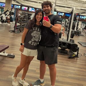 Anita Corsini Instagram - Swipe ➡️ for the before. I’m LOVING having my nephew here for the summer! Who would have thought all those years ago he’d be training me at the gym - like who does forearms?? I do now 😎 Love you @neojc_13 

#amejoon #family #summertime #thesearethedays