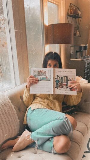 Anita Corsini Instagram - Does it get any better than candles, coffee, and books?! I don’t think so. Don’t mind me I’m just over here drooling over @lukehenrycaldwell new book “Americana Soul!” I absolutely love his style and aesthetic and have lots to learn from him ~ I’m inspired to say the least. Thank you Luke for sending me a copy and some of my favorite treats to go with it. I’m loving every page! ❤️