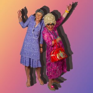 Anita Wigl'it Instagram - It’s the Bingo event that no one asked for, no one needed BUT EVERYONE WANTED!! 👵🏻👵🏻

Introducing ‘NANA’S BINGO BONANZA!’ debuting at the Capitol Cinema on Friday, 15th March - Come for the Bingo… stay for the Bonanza!

Join Gayleen (Gay) and Lesley (Les) for a good old fashioned game of BINGO!

Gay (Sir Dame Judy Ginger) and Les (Anita Wigl’it) have broken out of the rest home and are ready to take New Zealand on by the Bingo balls! 

3 x Bingo games! Performances! Prizes! Silly shenanigans! 

BOOK NOW at theCapitol.co.nz - 8pm, 15th March
