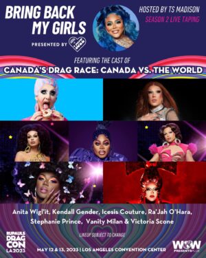 Anita Wigl'it Instagram - See my sisters & I reunite for BRING BACK MY GIRLS, a live recording of the hit @wowpresentsplus series at @rupaulsdragcon in L.A. 💞 Hosted by the one & only @therealtsmadison!

Snatch your #DragCon tickets now at rupaulsdragcon.com 👑