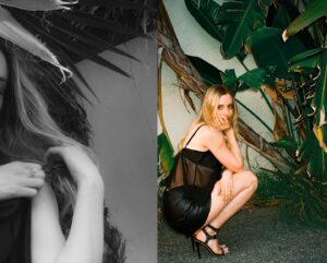 Anja Savcic Instagram - Loudermilk wardrobe but make it palm tree editorial?