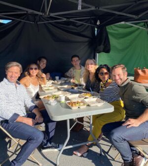 Anja Savcic Instagram - 💗💗eeeekkk what a dream to be starring in a ROM COM! Enjoy this lil’ photo dump featuring the many people I fell in love with (on and off screen)! Here’s to the sunsets, romance and many, many belly laughs 💗 CAN’T WAIT TO SHARE