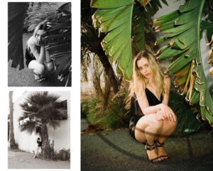 Anja Savcic Instagram - Loudermilk wardrobe but make it palm tree editorial?