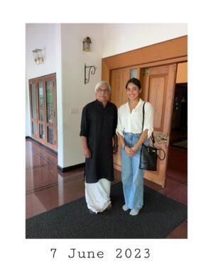 Anjali Raj Instagram - grateful, beyond grateful🫶🏼
with the year coming to an end and today being a special day, wanted to share this little memory with you:)

7th june- amma’s birthday! and the day it all began🤍 on the way, i remember feeling superrr nervous but also jokingly told amma, wouldn’t this be the best birthday gift if everything works out and we get a chance to be part of this film, that too with such a legendary director like Kamal Sir! major dream-come-true moment🤞🏼

30th dec-coming out of the preview show of Vivekanandan Viralaanu with a full heart and again realising that the dream is actuallyyy coming true🙏🏼and with one thought in mind…”thank you!”

have a lottt of people to thank specifically for making this happen but we’ll get to that in some time🤍but once again, a super duper heartfelt thanks to every single person who gave me your support and love in all ways♥️
hope the coming year will be even bigger and better for all of us🤞🏼

and, see you at the movies soon😉

#vivekanandanviralaanu