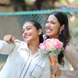 Anjali Raj Instagram - #throwback to this super fun shoot for @chamak_by_becca by @rebecca.santhosh 🤍🤍#bts