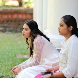 Anjali Raj Instagram - #throwback to this super fun shoot for @chamak_by_becca by @rebecca.santhosh 🤍🤍#bts