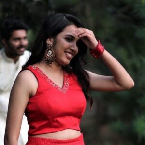 Anjali Raj Instagram - #throwback to this super fun shoot for @chamak_by_becca by @rebecca.santhosh 🤍🤍#bts