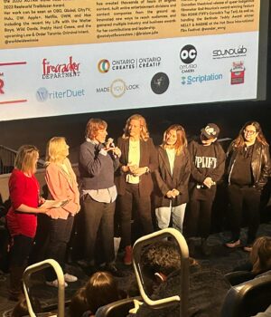 Ann Pirvu Instagram - #AboutLastNight 🎬♥️
Unbelievably inspiring evening with @canfilmfest & @firecrackerdept for the FIRST ever (sold out)
🇨🇦Comedy Film Igniter Showcase🔥🔥🔥🔥🔥
*>>SCROLL THROUGH<<*
for details about the month long film challenge that 37 teams of female & non-binary creators in key positions were BRAVE enough to undertake — pure joy to experience and support this initiative, congratulations to everyone who participated❤️‍🔥👏🏻❤️‍🔥👏🏻❤️‍🔥🥹

#girlpower #CFF24 #comedy #IndieFilm #CdnFilm #filmchallenge #filmfam #bravo #creativity #PepLife #WorkinMoms #Reign
