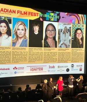 Ann Pirvu Instagram - #AboutLastNight 🎬♥️
Unbelievably inspiring evening with @canfilmfest & @firecrackerdept for the FIRST ever (sold out)
🇨🇦Comedy Film Igniter Showcase🔥🔥🔥🔥🔥
*>>SCROLL THROUGH<<*
for details about the month long film challenge that 37 teams of female & non-binary creators in key positions were BRAVE enough to undertake — pure joy to experience and support this initiative, congratulations to everyone who participated❤️‍🔥👏🏻❤️‍🔥👏🏻❤️‍🔥🥹

#girlpower #CFF24 #comedy #IndieFilm #CdnFilm #filmchallenge #filmfam #bravo #creativity #PepLife #WorkinMoms #Reign