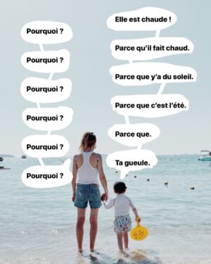 Anna Apter Instagram - Je préfère le dire tout de suite avant que la presse à scandale ne s’empresse d’en faire ses gros titres, non il ne s’agit pas de ma progéniture.