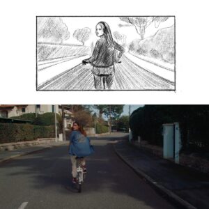 Anna Apter Instagram - De l’intérieur de nos têtes jusqu’à l’écran de ciné, en passant par quelques dessins faits depuis un canapé 🩵 

On a fabriqué ce court film à distance, entre New-York et Ouarzazate, en passant par Paris et évidemment Biarritz. C’était pas volontaire, mais c’était peut-être la meilleure manière de présenter ce nouveau festival international de cinéma, qui met la jeunesse en lumière et accueille les nouvelles manières de faire des films. Merci à toute l’équipe d’avoir rendu ces croquis réels ! 🌊

Le Festival International du Film de Biarritz c’est du 28 juin au 02 juillet 2023 

@festivalnouvellesvagues 
#FestivalNouvellesVagues