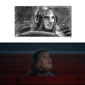 Anna Apter Instagram - De l’intérieur de nos têtes jusqu’à l’écran de ciné, en passant par quelques dessins faits depuis un canapé 🩵 

On a fabriqué ce court film à distance, entre New-York et Ouarzazate, en passant par Paris et évidemment Biarritz. C’était pas volontaire, mais c’était peut-être la meilleure manière de présenter ce nouveau festival international de cinéma, qui met la jeunesse en lumière et accueille les nouvelles manières de faire des films. Merci à toute l’équipe d’avoir rendu ces croquis réels ! 🌊

Le Festival International du Film de Biarritz c’est du 28 juin au 02 juillet 2023 

@festivalnouvellesvagues 
#FestivalNouvellesVagues