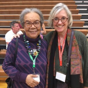 Anna Deavere Smith Instagram - Wow. Kristi Zea, director of the #NotesFromTheField HBO film, with the iconic Marian Wright Edelman, founder and president of the Children's Defense Fund, at a screening earlier this month. Man!!!! Spreading the word together about protecting kids.