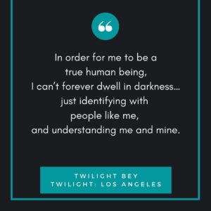 Anna Deavere Smith Instagram - Years after his pivotal role in the truce between the bloods and crips in Los Angeles, Twilight Bey works to end gang violence in London. Hear his story in #TwilightLosAngeles TOMORROW, Monday June 8th, in a rebroadcast at 10pm, as well as online at PBS.org, where the rebrocast can be streamed for free.

Photo: Jeremy Selwyn