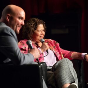 Anna Deavere Smith Instagram - Thank you Austin! Thanks to Center for Public Policy Priorities's Ann Beeson, @zachtheatre's @davesteakley, and @austinfilm. #NotesFromTheField
