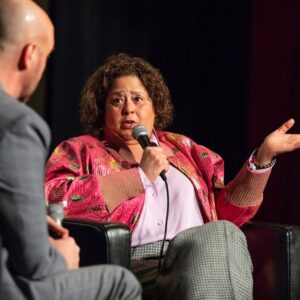 Anna Deavere Smith Instagram - Thank you Austin! Thanks to Center for Public Policy Priorities's Ann Beeson, @zachtheatre's @davesteakley, and @austinfilm. #NotesFromTheField