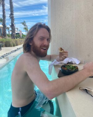 Anna Drezen Instagram - Jason is birthday today. He is the #1 prince of my life and loves Mountain Dew just the right amount. He is a mix of very nice and very smart and very talented which you simply don't always find. Thank you for driving me to buy cat food for the cat I started feeding who now controls our lives. Everything is better with Jason. 💕