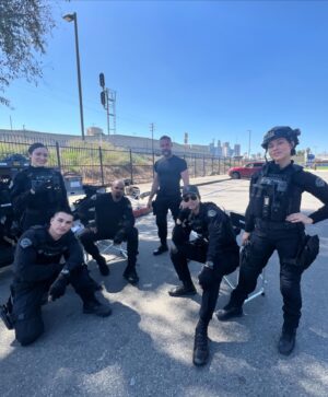 Anna Enger Ritch Instagram - That’s a wrap on @swatcbs Season #7 💥
what a joy this job has been ✨🥹 most grateful for the company I am privileged to keep 💗♥️