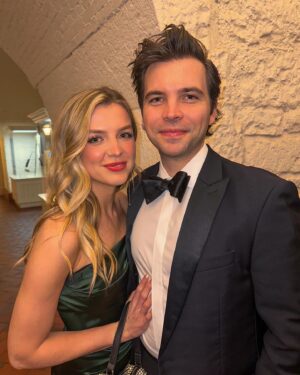 Anna Grace Barlow Instagram - 2 years with my favorite dinner date 🫶🏻🥂