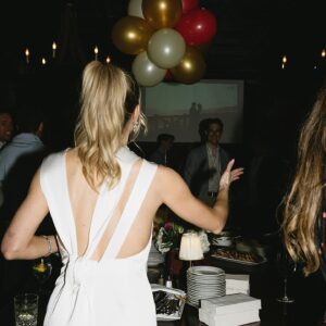 Anna Grace Barlow Instagram - wish i could fit 300 photos in a carousel - thank you @jessicaspollphotography for documenting our engagement party in such a special way ❤️