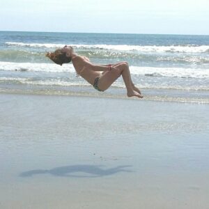 Anna Harr Instagram - More #beach #tumbling #gymnastics