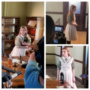 Anna Harr Instagram - My character, Adelia, from the set of the  #film "Krampus Orgins"