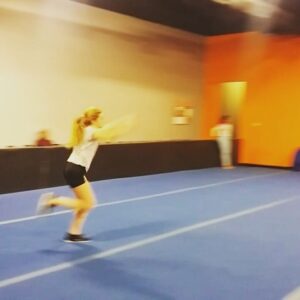 Anna Harr Instagram - Messing around at the gym #gymnastics #tumbling