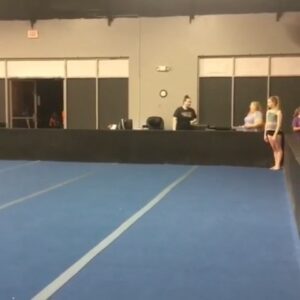 Anna Harr Instagram - #gymnastics #tumbling , back layout with a full twist. :)