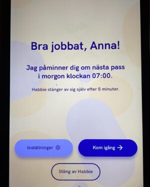 Anna Holmlund Instagram - Reklam för Habbie! 

Nu har jag precis kört mitt eftermiddagspass med Habbie. 

Habbie är ett bra stöd i den vardagliga träningen. 
Den ger motivation de dagar man inte är så sugen på att träna. Händer inte mig så ofta dock 😅 (eftersom träning och rörelse är det bästa jag vet!) 
Men jag vet andra som sagt att träningen ibland inte blir av då det är svårt att hitta motivation. 
Då hjälper Habbie dig 🤗💪

Perfekt när man kan träna vart man än befinner sig också vilket ger en ökad frihet. Oavsett om man är vid stranden, i stugan, på semestern, hemma eller vart man än är. 

Efter träningspasset kan man lämna feedback till sin Fysioterapeut/PT och så får man såklart även en påminnelse på när nästa pass är. 

Jag har just nu 2 olika pass med Habbie. 
Ett pass där det är mer fokus på arm/hand som jag gör på morgonen och ett pass där jag tränar ben/höft som är på eftermiddagen. Perfekt med lite variation 👍😊 

Gå gärna in på www.habbie.se och läs mer 🤗