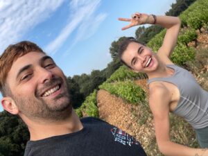 Anna Maiche Instagram - Just busy bouncin between both our families in France and being in love and stuff 🩷🩷🩷