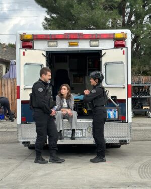 Anna Maiche Instagram - Weeee watch an all new episode of S.W.A.T. tonight at 8pm on CBS! So lucky to have been a part of this episode lead by two incredibly talented, powerful, and kind women. 
Directed by @scriptclay 
Written by @vikastubbs